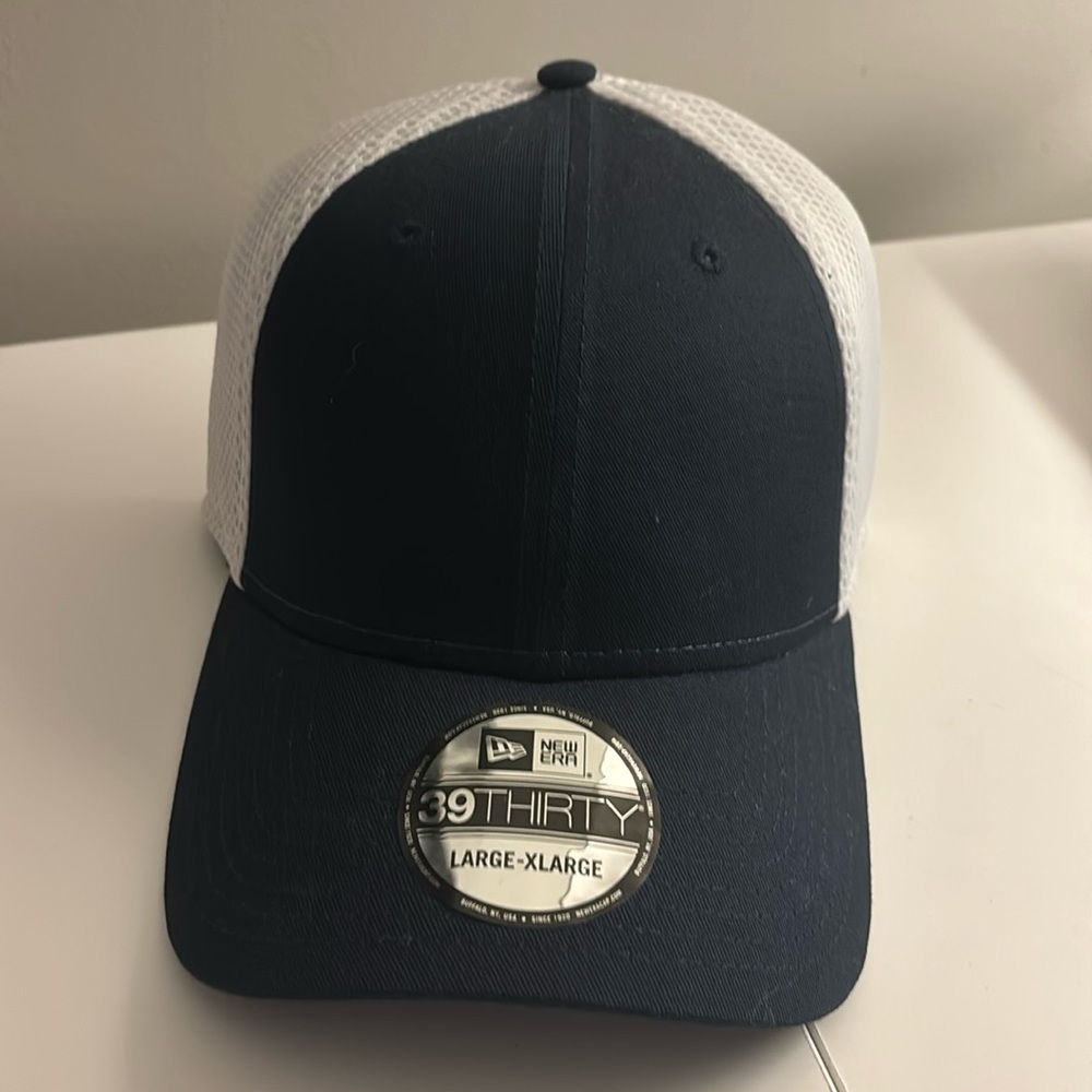 New era hat - 39thirty large / xl flex fitted navy/white - brand new